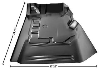 Picture of FLOOR PAN FRONT SECTION LH 71-73 : 3648NA COUGAR 71-73
