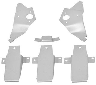 Picture of FASTBACK ROOF BRACKET SET 6PC. : 3643XK MUSTANG 67-68