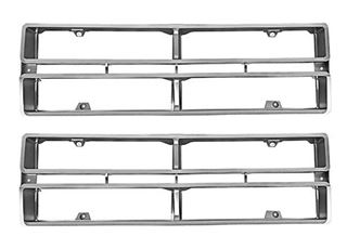 Picture of GRILLE 71-72 SILVER  PAIR : 3032L FORD PU 71-72