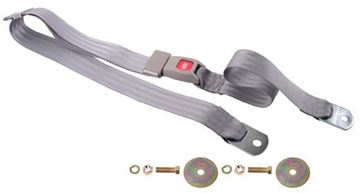 Picture of SEAT BELT GRAY 60 : SBP-GR60 CHEVELLE 64-72