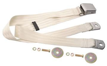 Picture of SEAT BELT WHITE 74 : SBL-WT74 CHEVELLE 64-72