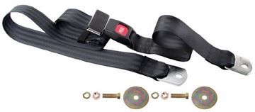 Picture of SEAT BELT BLACK 60 : SBP-BK60 MUSTANG 65-73