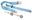 Picture of SEAT BELT LIGHT BLUE 60 : SBL-LB60 MUSTANG 65-73