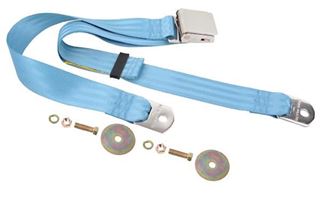 Picture of SEAT BELT LIGHT BLUE 60 : SBL-LB60 MUSTANG 65-73