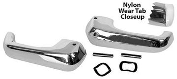 Picture of VENT WINDOW HANDLES W/NYLON TAB 68-68 : M3529E MUSTANG 68-68