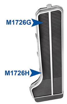 Picture of ACCELERATOR PEDAL 65-70 IMPALA M1726G : CHEVY PICKUP 67-70
